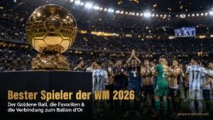 Goldener Ball WM 2026: Wer wird bester Spieler der WM 2026? Goldener Ball der WM 2026 im Stadion vor den K.o.-Runden der FIFA Weltmeisterschaft