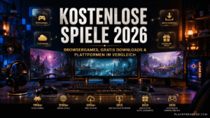 Kostenlose Spiele 2026 mit Browsergames, PC-Downloads und Gaming-Plattformen im Vergleich.