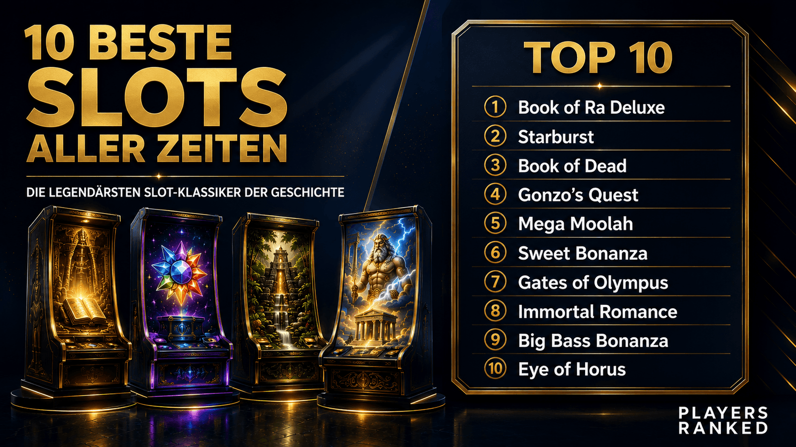 10 beste Automatenspiele und Slots aller Zeiten – Spielautomaten im Ranking