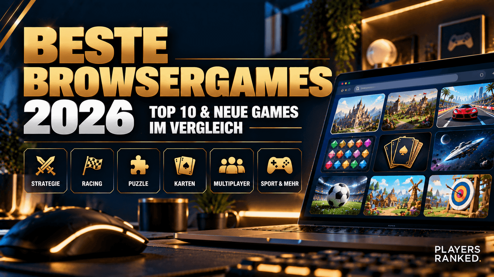 Beste Browsergames 2026: Top 10 & neue Browsergames im Vergleich