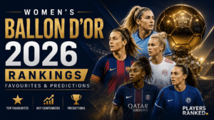 Women’s Ballon d’Or 2026 rankings featuring the favourites, leading contenders and predictions for the award