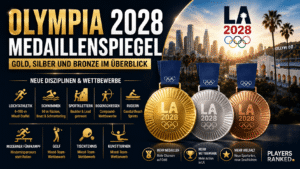 Olympia 2028 Medaillenspiegel mit Gold, Silber und Bronze bei den Olympischen Spielen in Los Angeles Olympia 2028 Medaillenspiegel, Medaillenspiegel Olympia 2028, Olympia Medaillenspiegel 2028, Olympia 2028 Medaillen, Olympia 2028 Gold, Olympia 2028 Silber, Olympia 2028 Bronze, Medaillen Olympia 2028, Olympische Spiele 2028 Medaillenspiegel, Los Angeles 2028, LA 2028, Olympia 2028 Ergebnisse, Olympia 2028 Tabelle, Medaillenwertung Olympia 2028, Olympia 2028 Deutschland Medaillen, Goldmedaillen Olympia 2028, Olympische Spiele Los Angeles, PlayersRanked