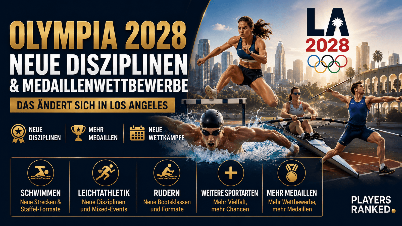 Neue Disziplinen bei Olympia 2028: Diese Wettbewerbe kommen in Los Angeles hinzu