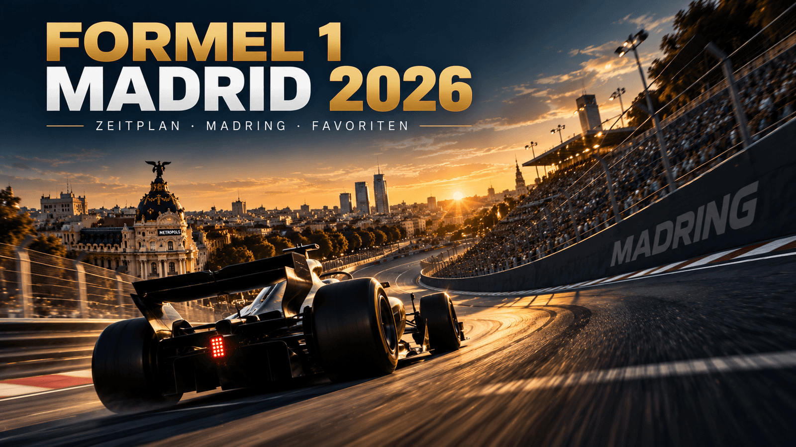 Formel 1 Madrid 2026: Zeitplan, Madring, Favoriten & Prognose